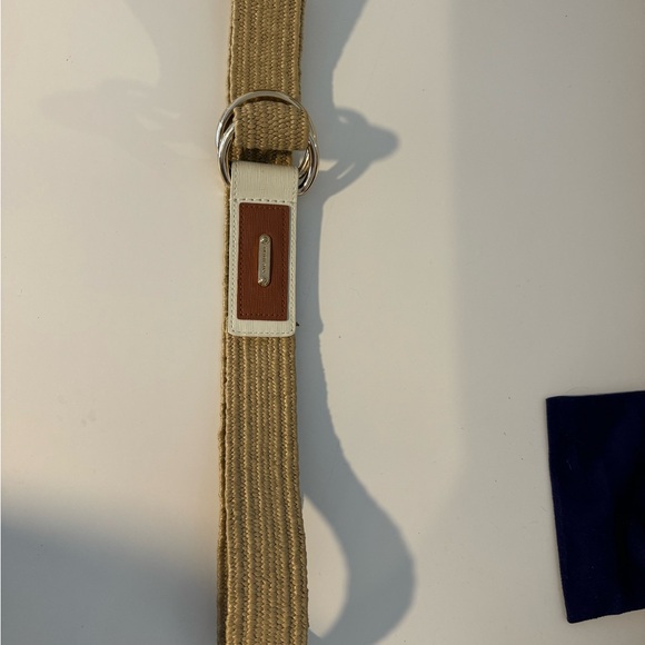 Michael Kors Beige Woven Belt - Picture 2 of 4